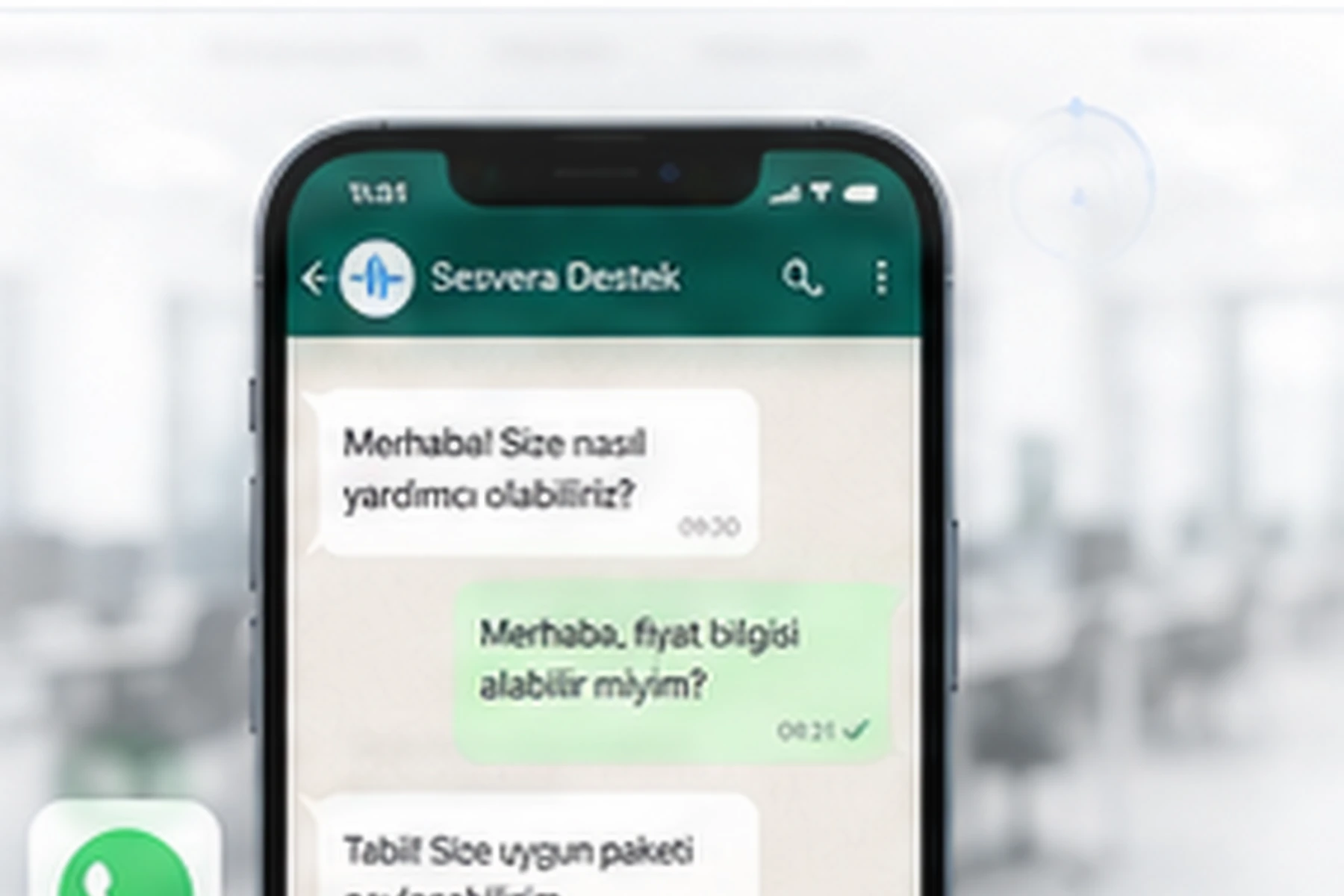 Sesvera WhatsApp yönetimi için müşteri mesajlaşma iletişimi